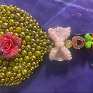 Colorful Beaded Mirror